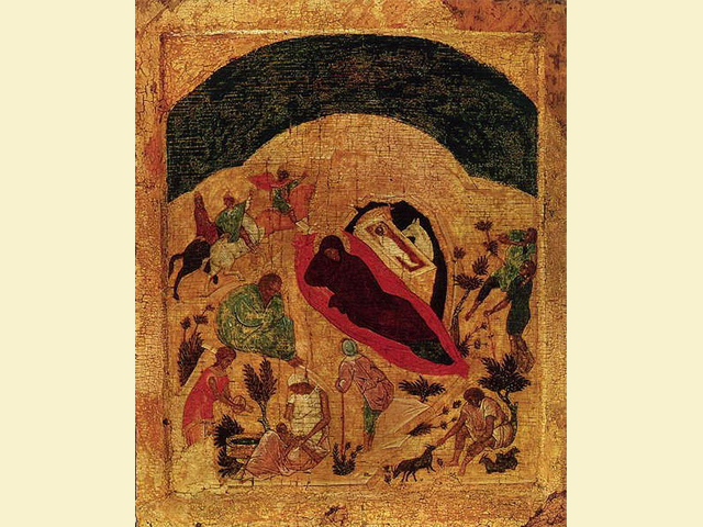 О чем говорит икона Рождества Христова