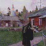 М. В. Нестеров. Вечерний звон.<br>Холст, масло. 1910 г.