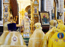 Патриаршая проповедь в Неделю Торжества Православия после Литургии в Храме Христа Спасителя