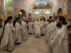 Освящение храма в честь явления Божией Матери при доме для слепоглухих