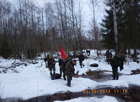 Курсанты из "Пересвета" встретили Новый год в тверских лесах