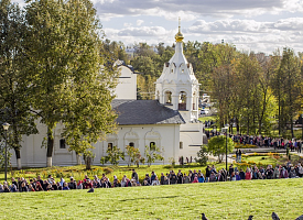 В Сергиево-Посадском районе прошел крестный  ход «Тропой преподобного Сергия»