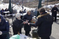 В Паломнической слободе Троице-Сергиевой Лавры состоялся благотворительный обед