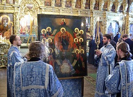 Похвала Пресвятой Богородицы. Проповедь архимандрита Илии (Рейзмира) в субботу 5-й седмицы Великого поста