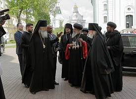 Предстоятель Эфиопской Церкви посетил Троице-Сергиеву Лавру