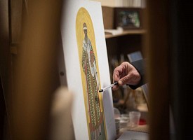 Учреждение иконописного класса при Троицкой семинарии